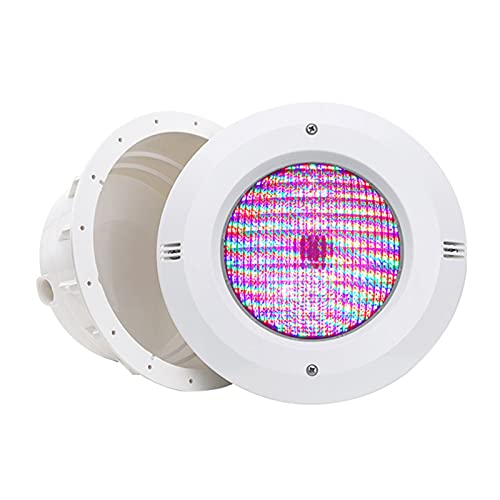 ASPZQ Lampadina Par56 IP68 Luce LED per Piscina Materiale PC Impermeabile per Nicchia Liner Piscina Cemento Lampada con Cavo da 1,8 M (Colore : Warm Light, Size : 9W)