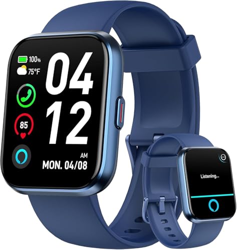 Image of Smart Watch for Men, 1.85 inch HD Smart Watches Compatible iPhone /Samsung /Android (Answer /Make), Fitness Tracker Watch with Heart Rate /Sleep /SpO2 Monitor, Smartwatch 3ATM Waterproof 120+ Sport Modes Alexa