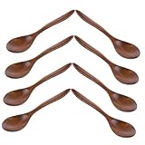 Alipis 8 Stück Teiliges Holzlöffel Japanischer Kleiner Gebogener...