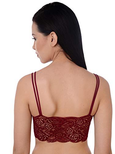 Image of Da Intimo Solid Non-Wired Lightly Padded Bralette