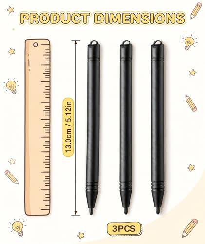 Image of 3 PCS Digital Board for Teaching, Smart Board for Teaching, Stylus Pen, Stylus for Smart Board of Teaching, Smart Board Pen - Replacement Pens for Writing Tablets & Digital Whiteboards.