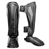 YZZR Schienbeinschoner Boxen Schienbeinschützer Beinschoner Set Sparring Fight MMA Muay Thai Grappling Fight Training Kickboxen