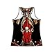THE PIRATE KING Women's Summer Tank Tops Pirate Knight Skull Sexy and Funny Print Slim Crewneck Sleeveless Top Vest