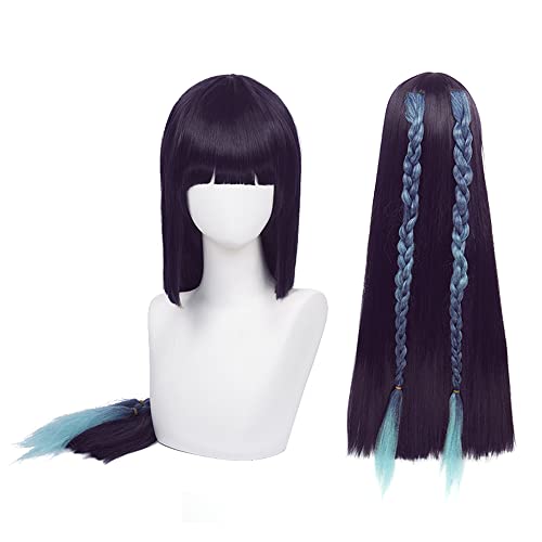 OSIAS Color Layered YunJin Genshin Impact Cosplay Wig for Woman and Girls, YunJin Wig