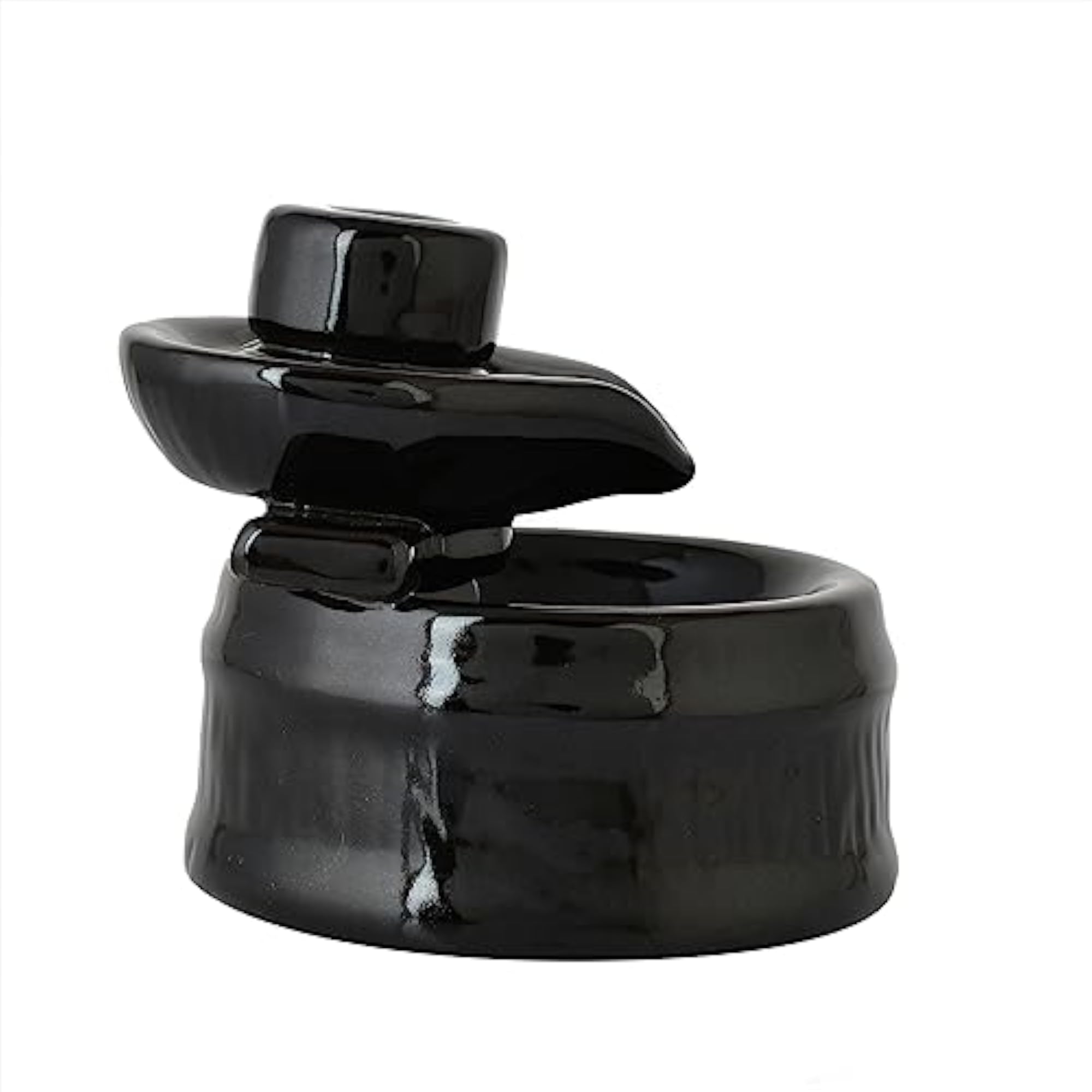 Ceramic Big Size Shivling Backflow Smoke Fountain Incense Holder