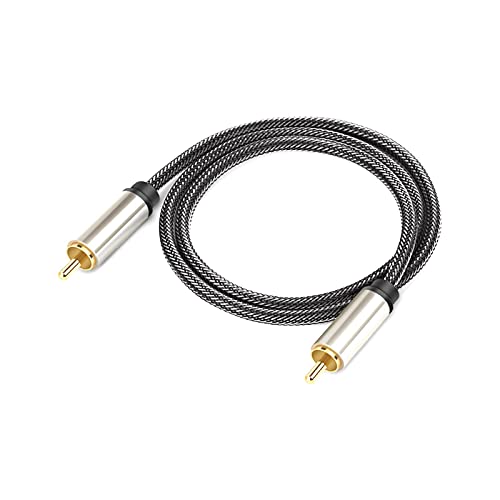 Câble coaxial vidéo SPDIF TV amplificateur HiFi 5.1 coaxial audio RCA vers RCA mâle