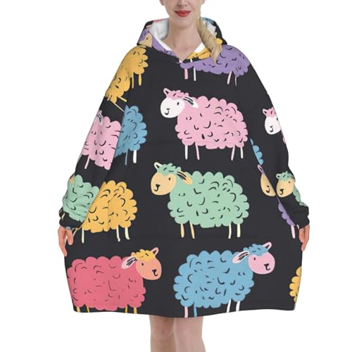 Couverture à capuche en flanelle épaisse pour ne plus jamais avoir froid sur votre canapé