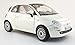 Fiat 500 C Cabriolet, met.-weiss, 2009, Modellauto, Fertigmodell, Mondo Motors 1:18