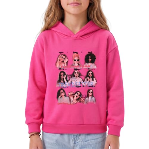 Image of WELAKEN Cotton Hoodie Sweatshirt for Girls Kids & Teens Long Sleeve Pullover with Kangaroo Pocket