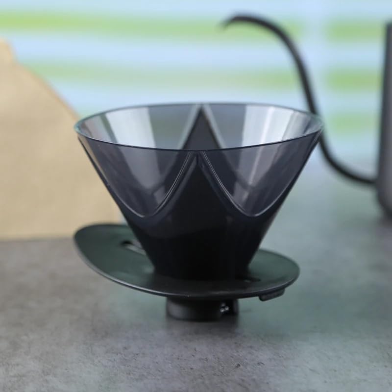 Kit completo gocciolatore vetro borosilicato caffè | Vetro resistente al calore tollera variazioni termiche(Dripper)