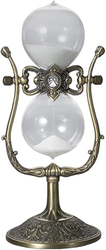 Miniatura 3 de Temporizadores de arena de reloj de arena de 30 minutos, temporizador de arena grande para regalo, vidrio de arena decorativo de madera,