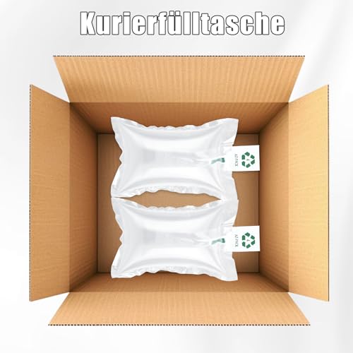 100 Stück Luftpolster, Verpackungschips, Luftkissen Verpackungsmaterial, Luftpolsterkissen, Lufttaschen Füllmaterial, Polstermaterial für Versand, Transportverpackung, Stoßdämpfend