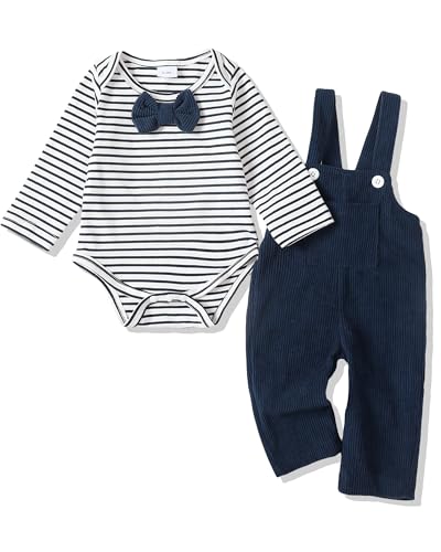 Image of NZRVAWS Newborn Baby Boy Clothes Outfits Letter Prined Romper Pants Set Infant Baby Boy Clothing 0 3 6 9 12 18 Months
