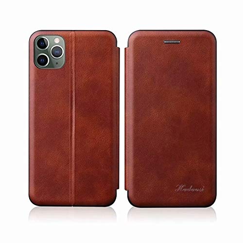 Protection iPhone 11 Pro Max en cuir rigide rétro aux finitions premium