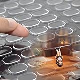 comely ナノテープ 強力 両面テープ 両面シール: 10*8mm 滑り止め 薄型1mm 耐熱 透明 超強力 防水 剥がしやすい 強力両面テープ 幅広い用途 剥がせる 跡が残らない フィギュア 固定 DIY 貼り直し可能 家庭 オフィス 200枚 楕円