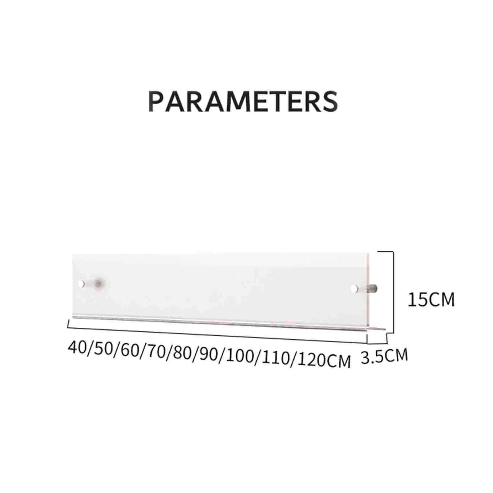 Porta Libri Da Parete KICHOUSE In Acrilico - Mensola Espositiva Per Libri, Riviste E Vinili - Foto 9