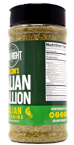 Malcom\'s Italian Stallion Seasoning | Italian Seasoning for pizza, pasta, soups, meats, and vegetables | 11 Ounces - Thumbnail 4