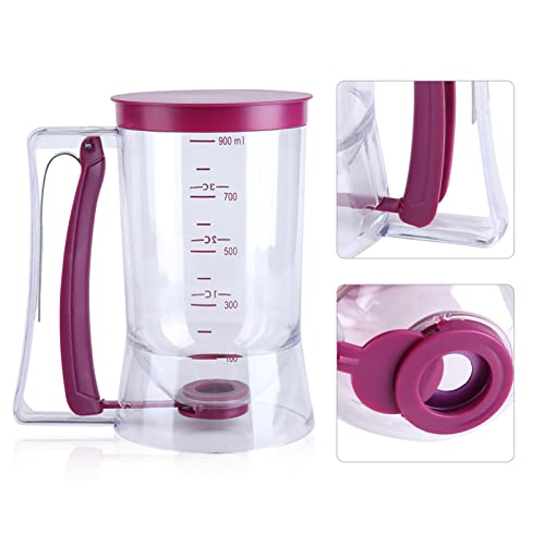 900mL Manual Batter Dispenser Accurate Cupcake Pancake Waffle Measuring