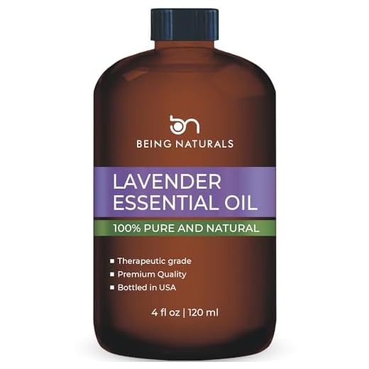 Organic Lavender Essential Oil - Huge 4 FL OZ - 100% Pure & Natural – Premium Natural Oil with Glass Dropper (Lavender Oil)