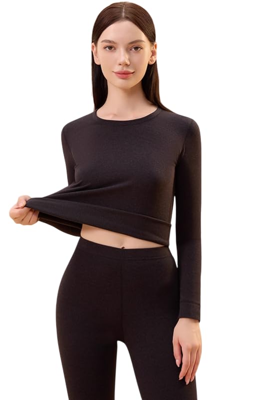 Women’s Thermal Set ||Warm Winter Innerwear with Full Sleeves & Bottoms || Soft Cotton Blend Base Layer for Cold Weather