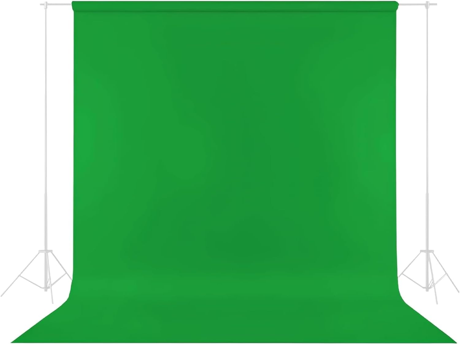 200 x 300 cm Green Screen Background: Photo Wall Background Washable, Green Screen Background for Photography Video and TV Recording, Delivered Without Stand