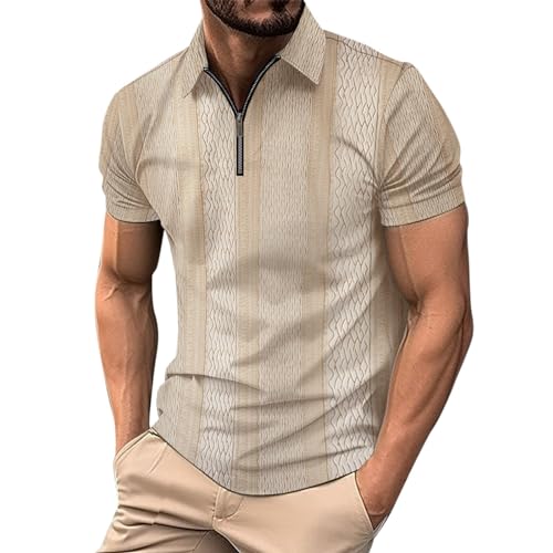 Polo à manches courtes pour homme résistant aux taches et séchage rapide
