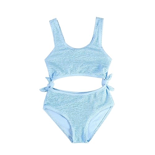 Two Piece Swimsuit for Girls Baby Girls' Two-Piece Sport Bikini Set Bathing Suit for Beach Sport Athletic Swimsuit