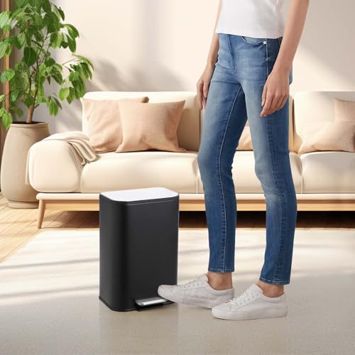 Takywep Caneca de Basura Kitchen 12L Acero Inoxidable miniatura 5