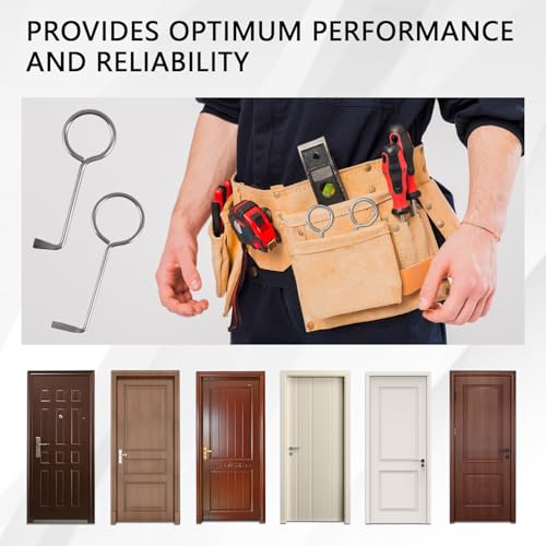 2 Stück Dietrich schlüssel，Profi Buntbartschlüssel Universal, Für Bunt-Bart-Schloss Öffner ，Werkzeug Ditrichsett aus Edelstahlmaterial (silbrig)