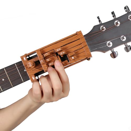 Outil d'aide à la guitare avec presseur d'accords ergonomique et système d'apprentissage facile