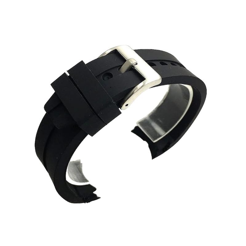 EWATCH ACCESSORIES 22mm Silicone Rubber Curved end Watch Strap fits SKX007 009 Bands for Men (B0DHKJKZDL) Amazon Price History, Amazon Price Tracker