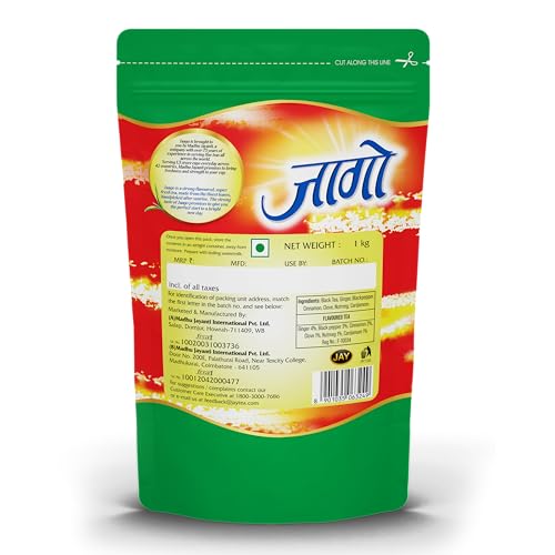Image of Jaago Masala Tea, 1 kg | Real Spices Only | Masala Chai | No Added Essence | Benefits of Real Herbs & Spices (Pack of 2)