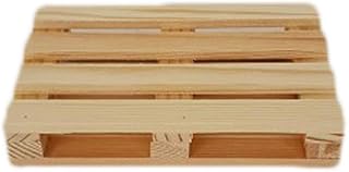 3 pz Mini Pallet Bancale Legno IMBALLAGGI ALIMENTARI cm 24x16H3,5 Pizzeria Antipasti Aperitivo Ristorante Natural Wood