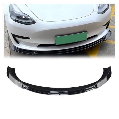 Spoiler avant Tesla Model 3 look carbone pour sublimer vos trajets