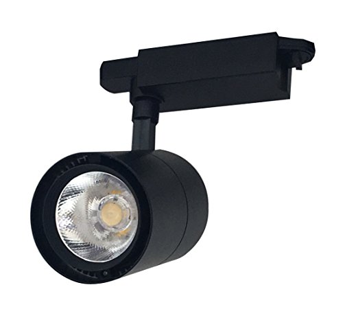 Foco de Carril LED COB 30W G8005 Negro Monofásico Luz Cálida 3000k Alta Luminosidad 3000lm Foco Led de Techo, Iluminacion de Comecial ONSSI LED