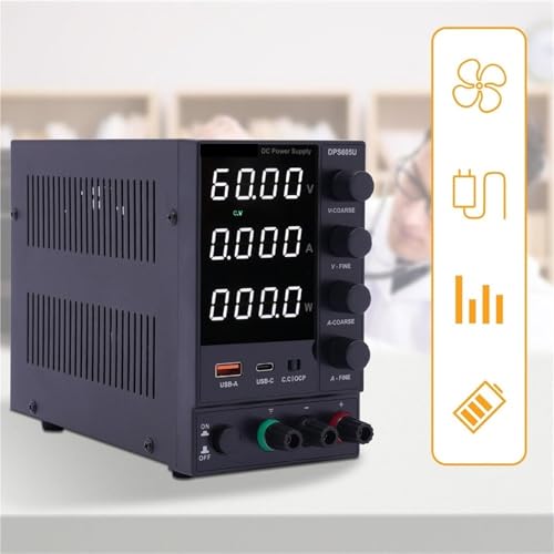 Alimentation de laboratoire CC variable à écran LCD clair et charge USB intégrée DPS1602U - 5