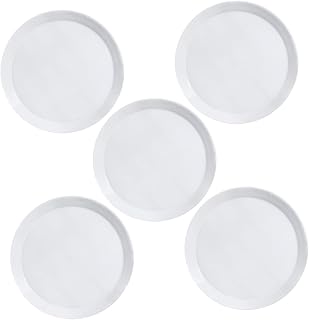 VICASKY 5 Pçs Prato De Casa De Boneca Carassosories Decoração De Casa Em Miniatura Pratos De Cozinha De Brinquedo Pratos Utensílios De Cozinha Em Miniatura Mini Prato De Casa Prato De