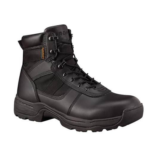 Propper Bota masculina à prova d'água com zíper lateral 100 15 cm, Preto, 8.5 Wide