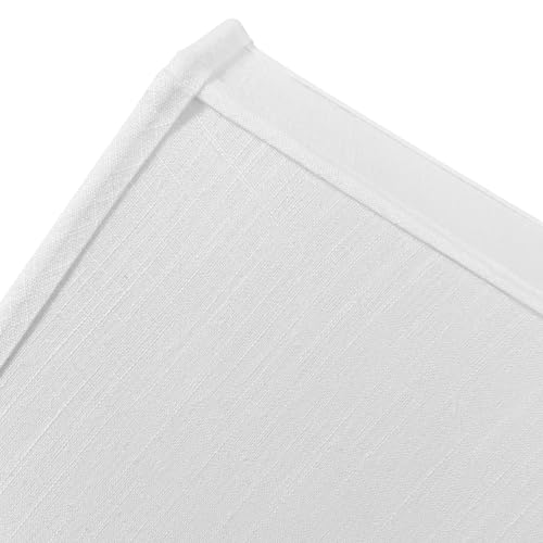 TOOTOO STAR Rectangle Lamp Shade, White Linen (6 x 9)" x (11 x 14)" x 10.5" Bell Cut Corner Lamp Shade for Table Lamp, Floor Lamp by TOOTOO STAR - Image 4