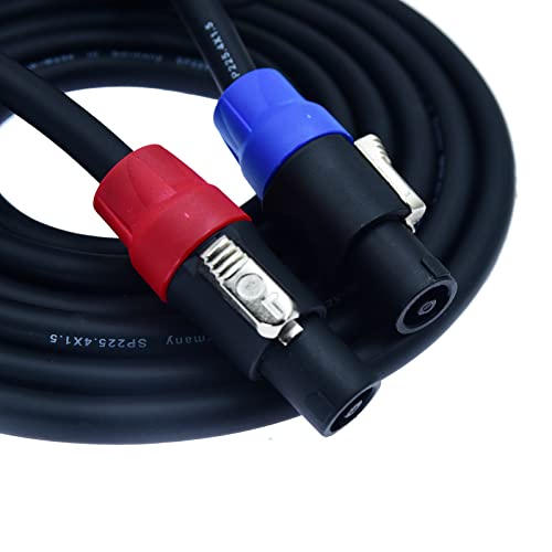 Cable de altavoz macho Speakon de 10 AWG ideal para conectar bocinas de DJ en cabinas y eventos