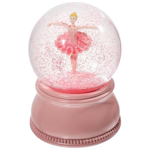 Ballerina Snow Globe for Girls Christmas Snow Globes for Kids with Musical