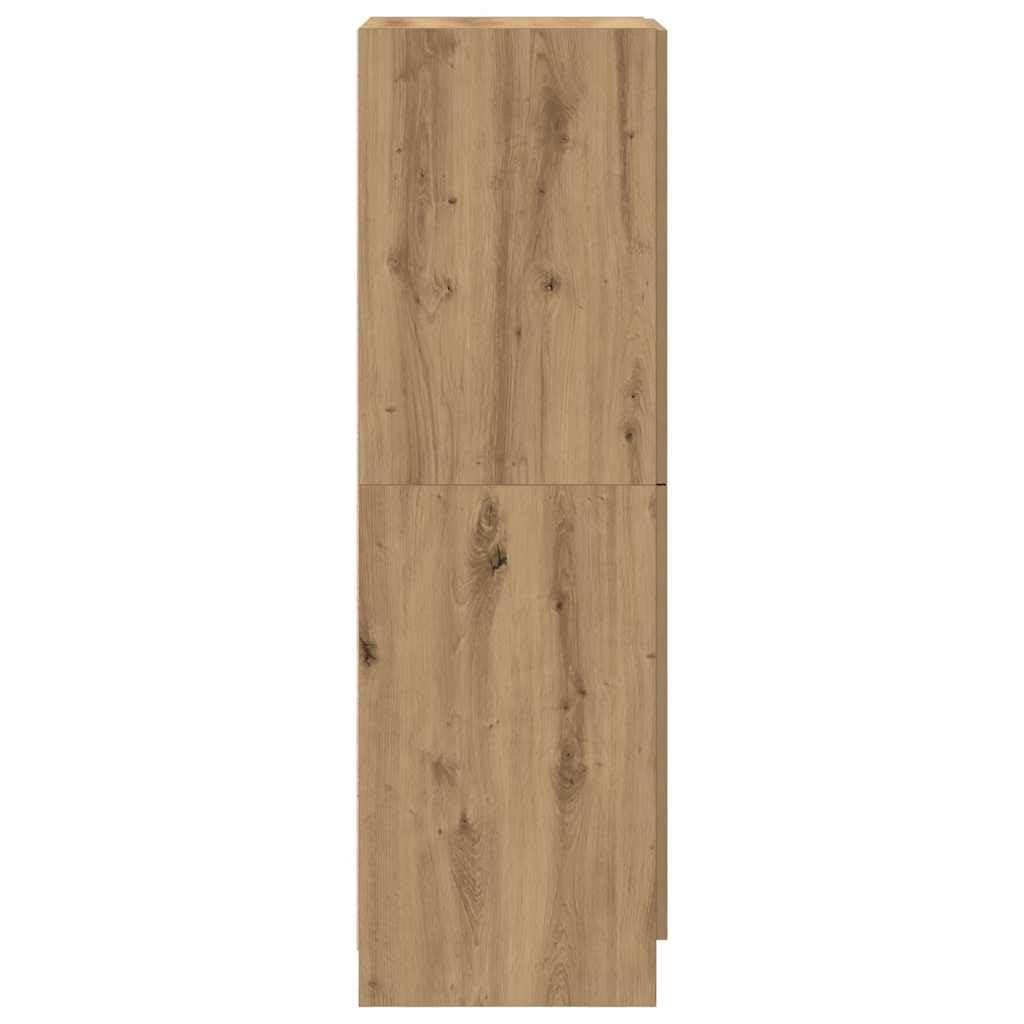 vidaXL Armoire de Cuisine chêne Artisanal 38x41,5x131,5 cm, Armoire, Armoire de Garde-Manger de Cuisine, Armoire de Buffet de Cuisine