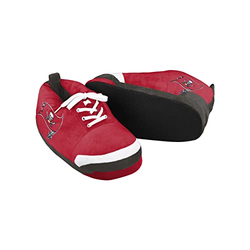 Image of FOCO Mens NFL Team Logo Plush Oversized Sneaker Slippers