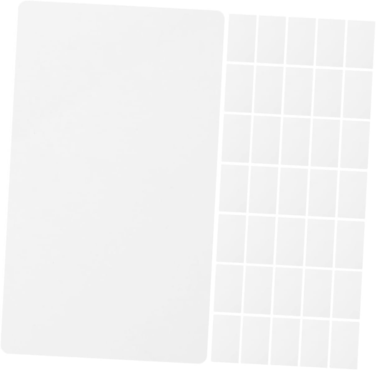 500pcs Diy Blank Cards White Index Cards Study Flashcards Kraft Paper Note for Learning and Office