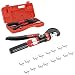Produktbild vidaXL Crimpzange Presszange Rohrpresszange Crimpwerkzeug Kabelschuhzange Kabelschuh Zange 4-70 mm² für Verbundrohr Kupferrohr Hydraulisch