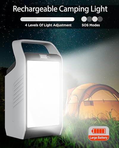 Takki Portable Power Bank with AC Outlet, Peak 120W/110V Portable Laptop Charger Power Station 22500mAh Solar Power Bank Battery Pack for Camping Emergency Hurrican(Solar Panel Not Included) - Image 5