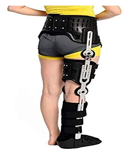 Orthèse pour pied tombant et immobilisation après fracture de jambe