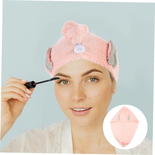 Orelhas De Coelho Chapéu De Cabelo Seco Lenço De Cabeça Feminino Toalha De Microfibra Lenços De Cabe