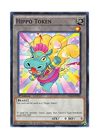 YU-GI-OH! English version YS16-ENT 03 Hippo Token: Green cover
