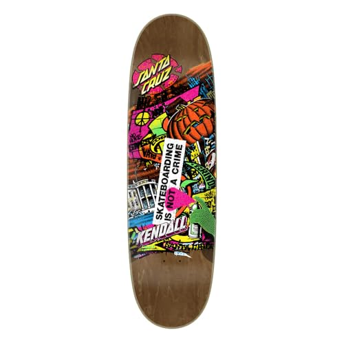 Santa Cruz Kendall Street Art Collage VX Deck - Tablas de Skate de 9 x 32 Pulgadas